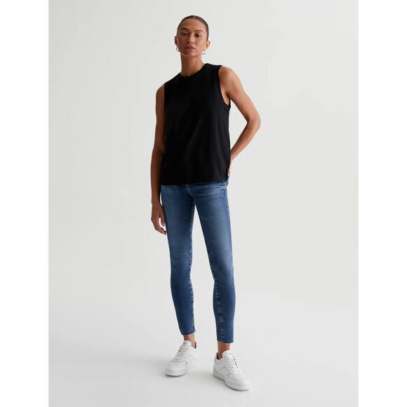 AG Adriano Goldschmied The Farrah Ankle HIGH-RISE SKINNY ANKLE DENIM Jean 25R - Picture 1 of 16